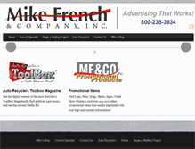 Tablet Screenshot of mikefrench.com